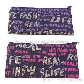 Cute Pencil Bags with Zipper, OEM/ODM Orders Available